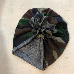 Camo Ruffle Turban